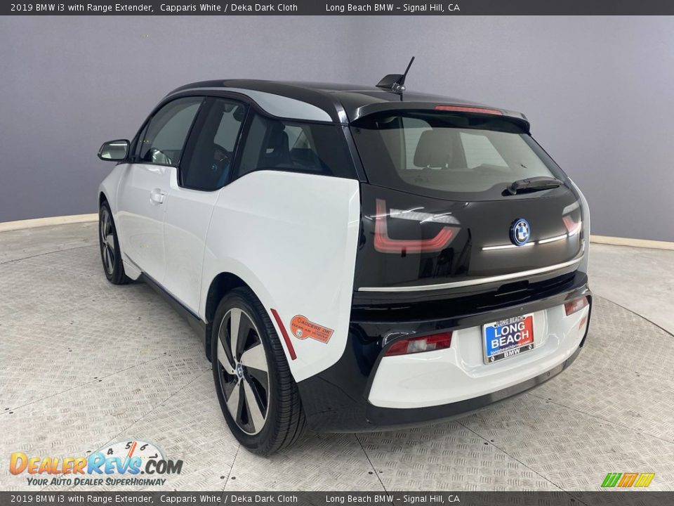 2019 BMW i3 with Range Extender Capparis White / Deka Dark Cloth Photo #3