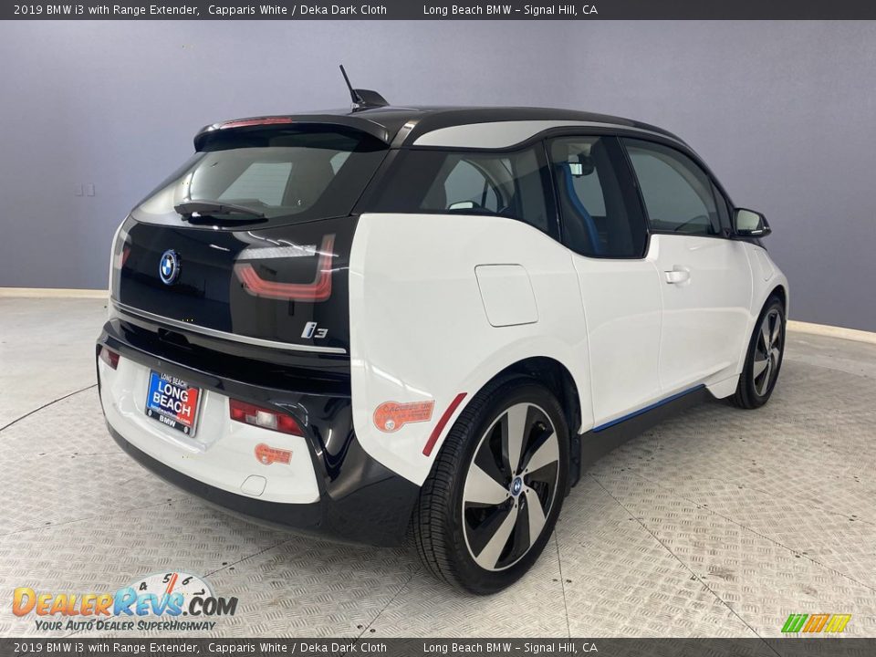 2019 BMW i3 with Range Extender Capparis White / Deka Dark Cloth Photo #5