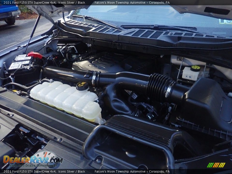 2021 Ford F150 STX SuperCrew 4x4 Iconic Silver / Black Photo #30
