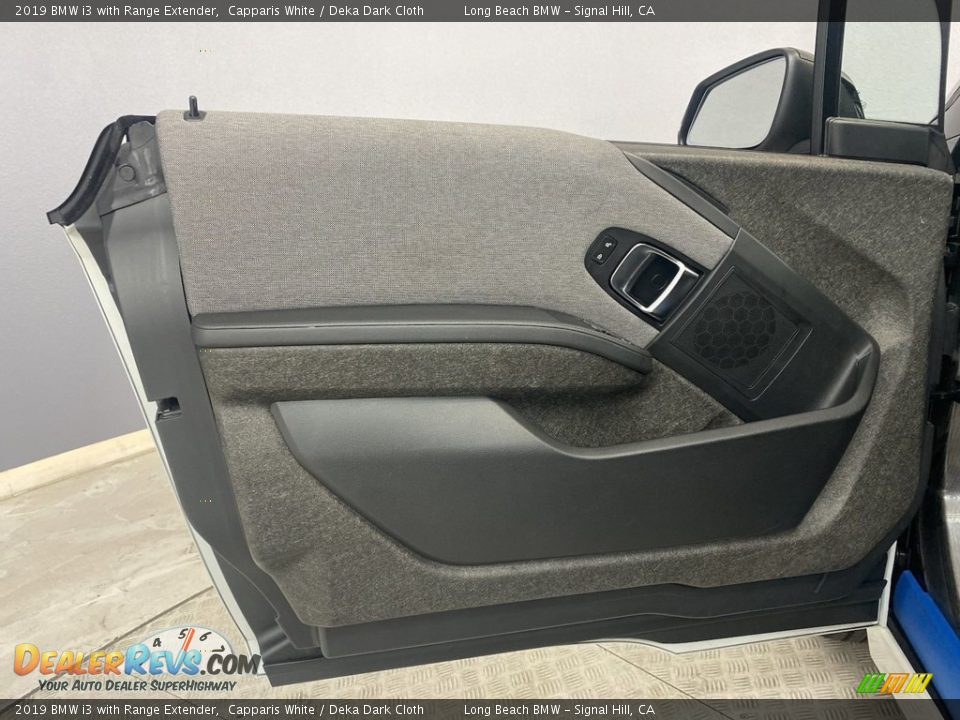 2019 BMW i3 with Range Extender Capparis White / Deka Dark Cloth Photo #12