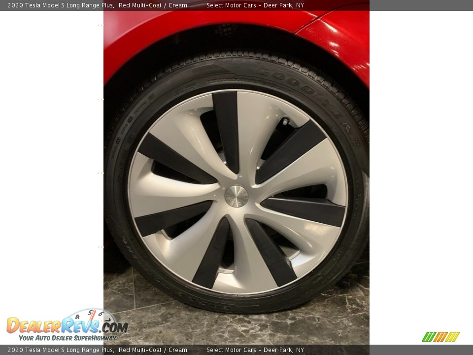 2020 Tesla Model S Long Range Plus Red Multi-Coat / Cream Photo #6