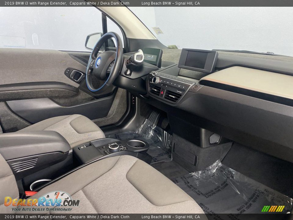 2019 BMW i3 with Range Extender Capparis White / Deka Dark Cloth Photo #32