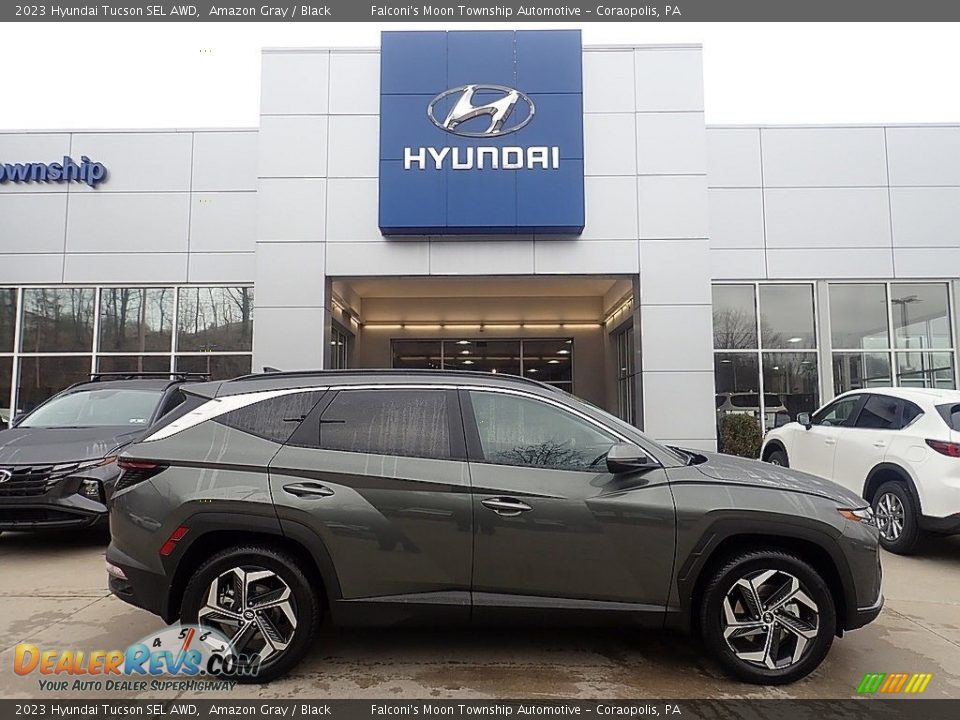 2023 Hyundai Tucson SEL AWD Amazon Gray / Black Photo #1