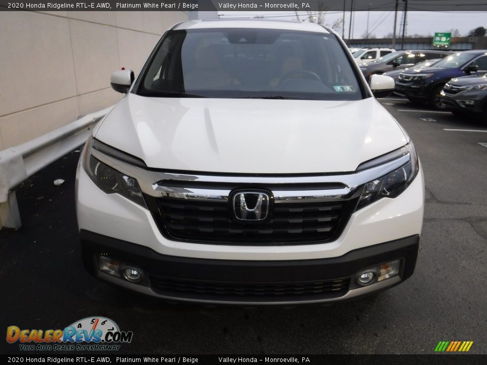 2020 Honda Ridgeline RTL-E AWD Platinum White Pearl / Beige Photo #5