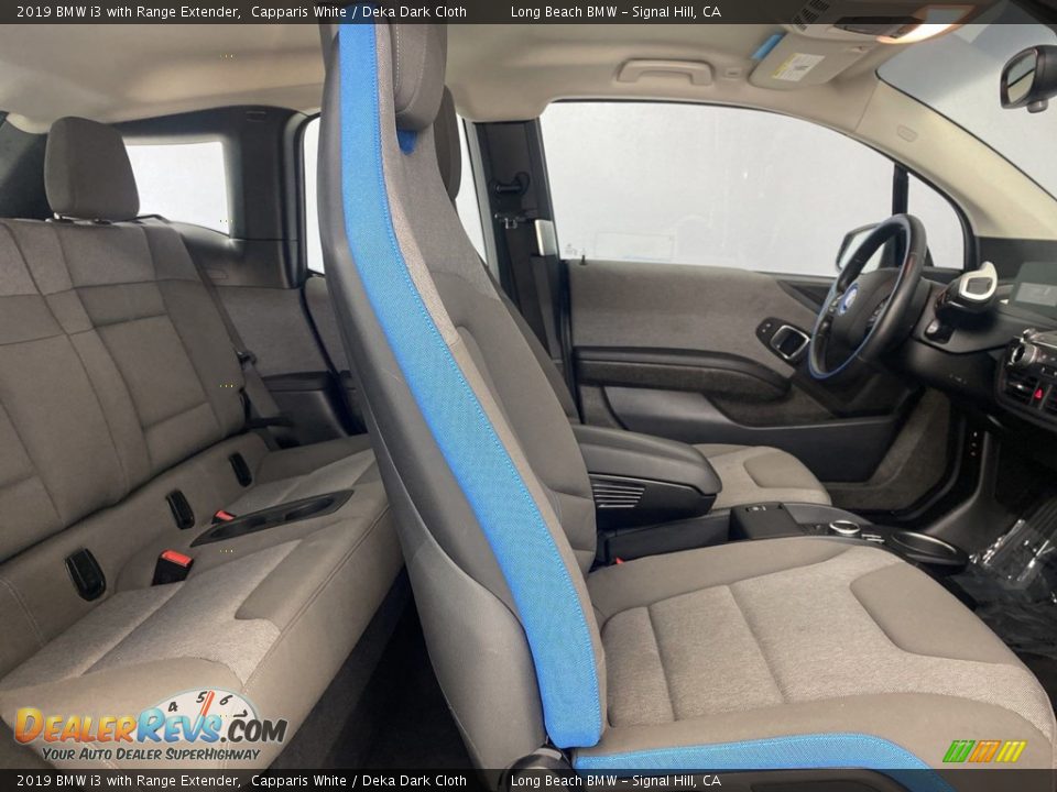 2019 BMW i3 with Range Extender Capparis White / Deka Dark Cloth Photo #35