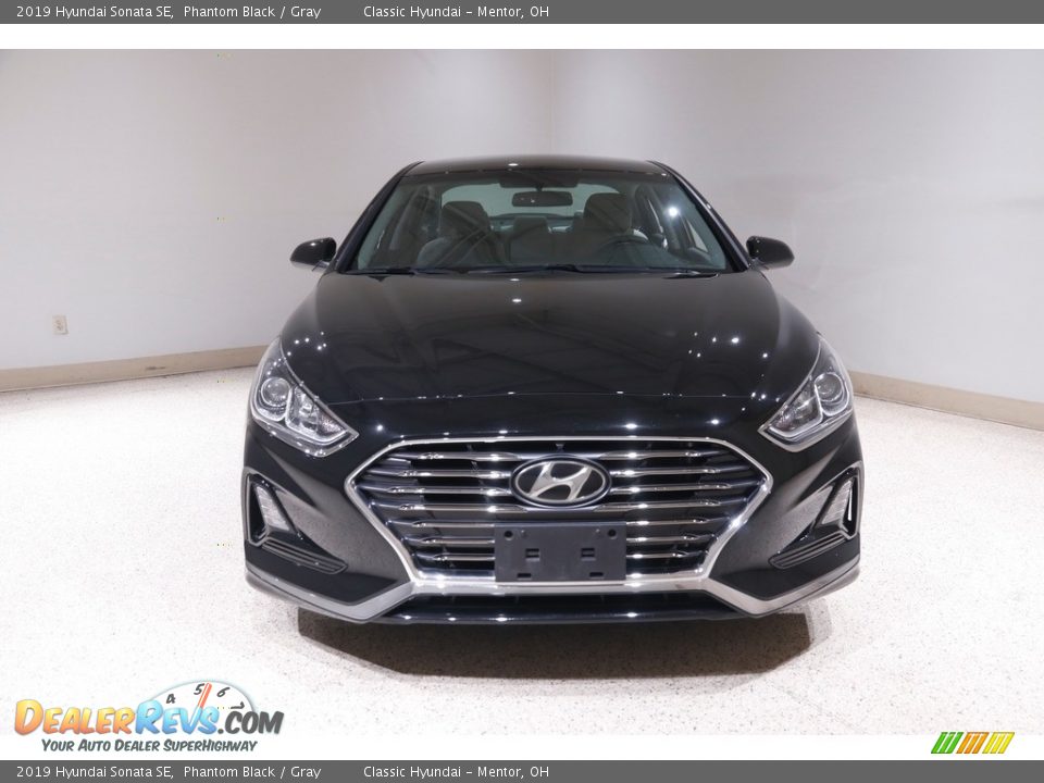 2019 Hyundai Sonata SE Phantom Black / Gray Photo #2
