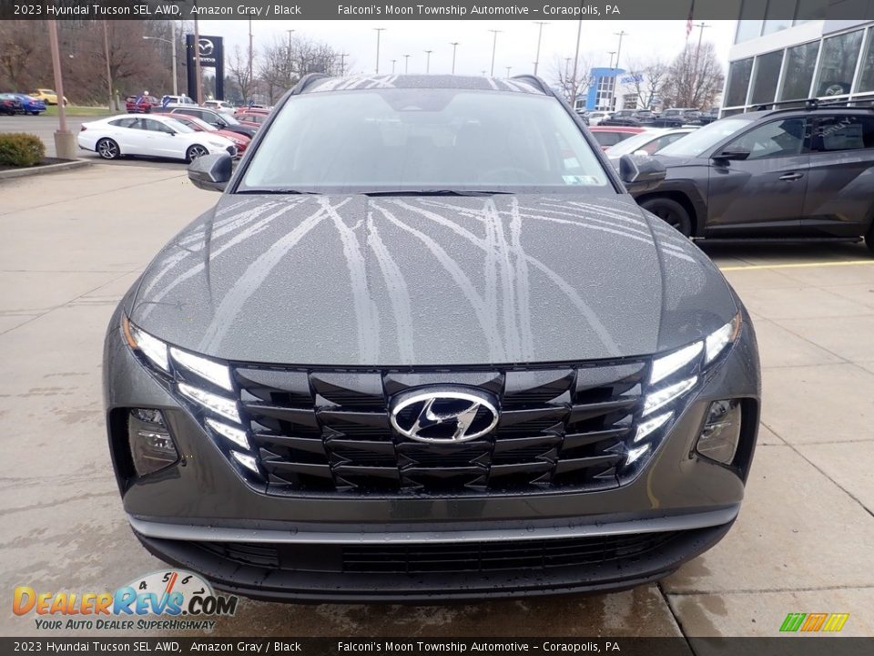 2023 Hyundai Tucson SEL AWD Amazon Gray / Black Photo #8