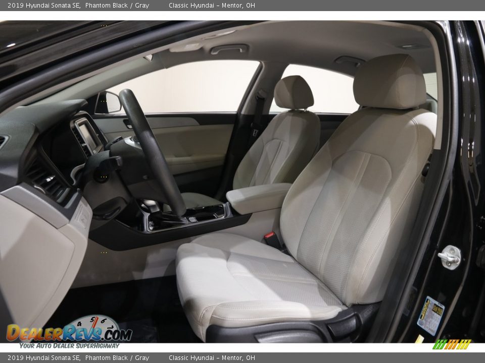2019 Hyundai Sonata SE Phantom Black / Gray Photo #5