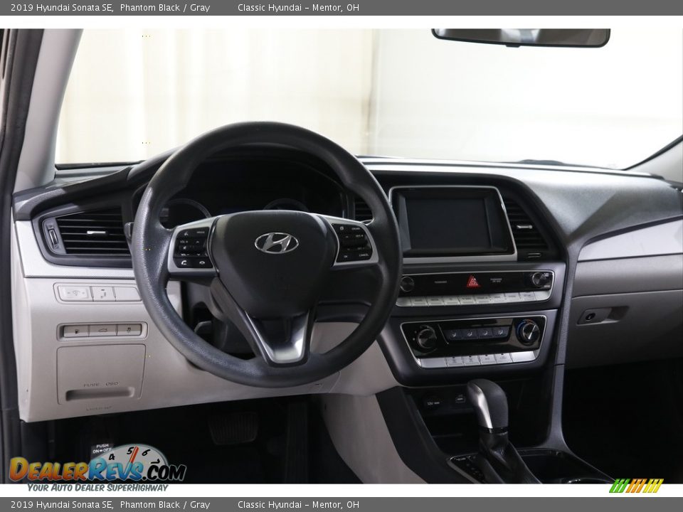 2019 Hyundai Sonata SE Phantom Black / Gray Photo #6