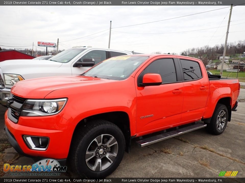 Crush (Orange) 2019 Chevrolet Colorado Z71 Crew Cab 4x4 Photo #1