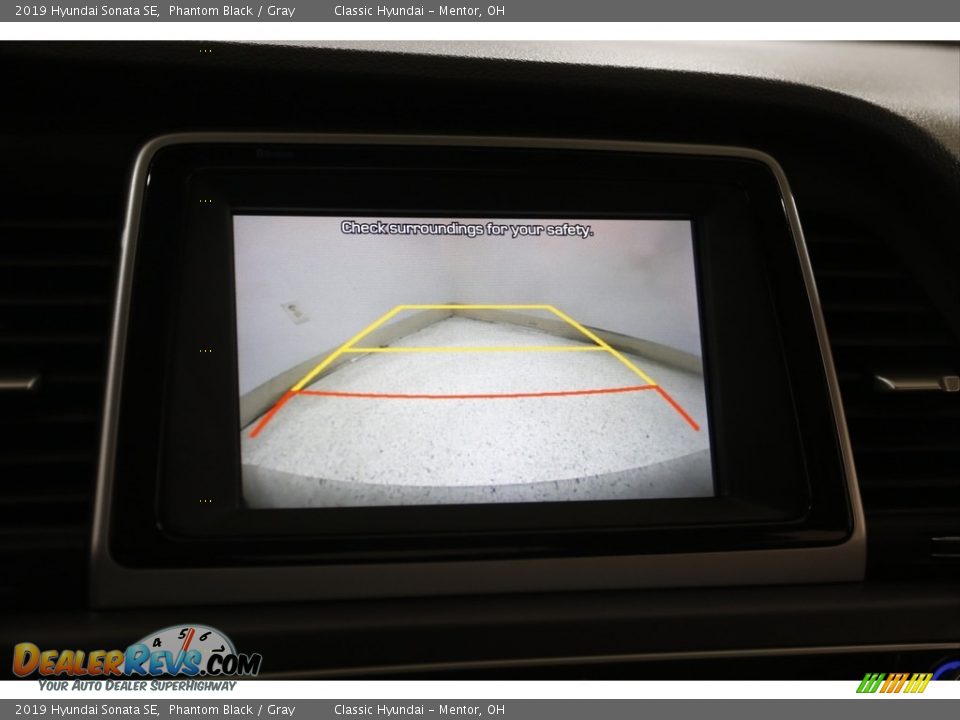 2019 Hyundai Sonata SE Phantom Black / Gray Photo #11