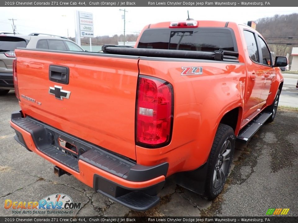 2019 Chevrolet Colorado Z71 Crew Cab 4x4 Crush (Orange) / Jet Black Photo #3