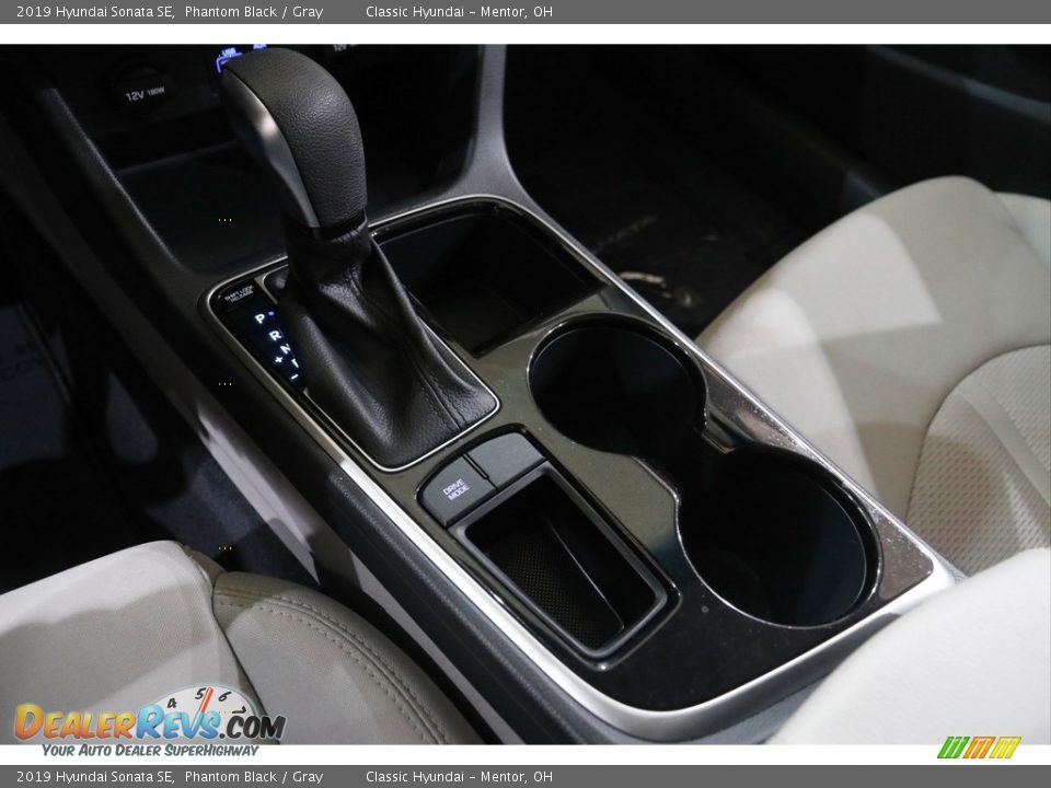 2019 Hyundai Sonata SE Phantom Black / Gray Photo #13