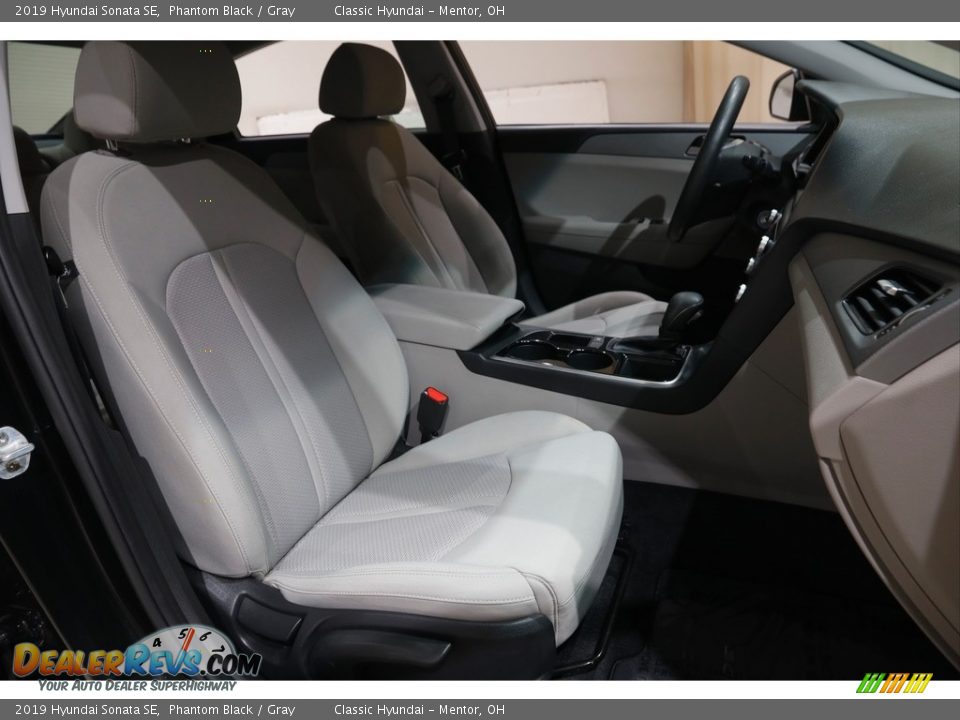 2019 Hyundai Sonata SE Phantom Black / Gray Photo #14
