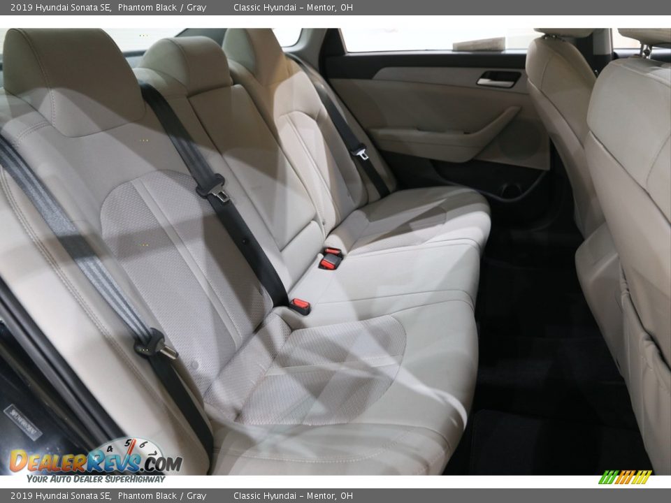 2019 Hyundai Sonata SE Phantom Black / Gray Photo #15