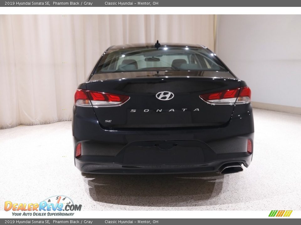 2019 Hyundai Sonata SE Phantom Black / Gray Photo #17