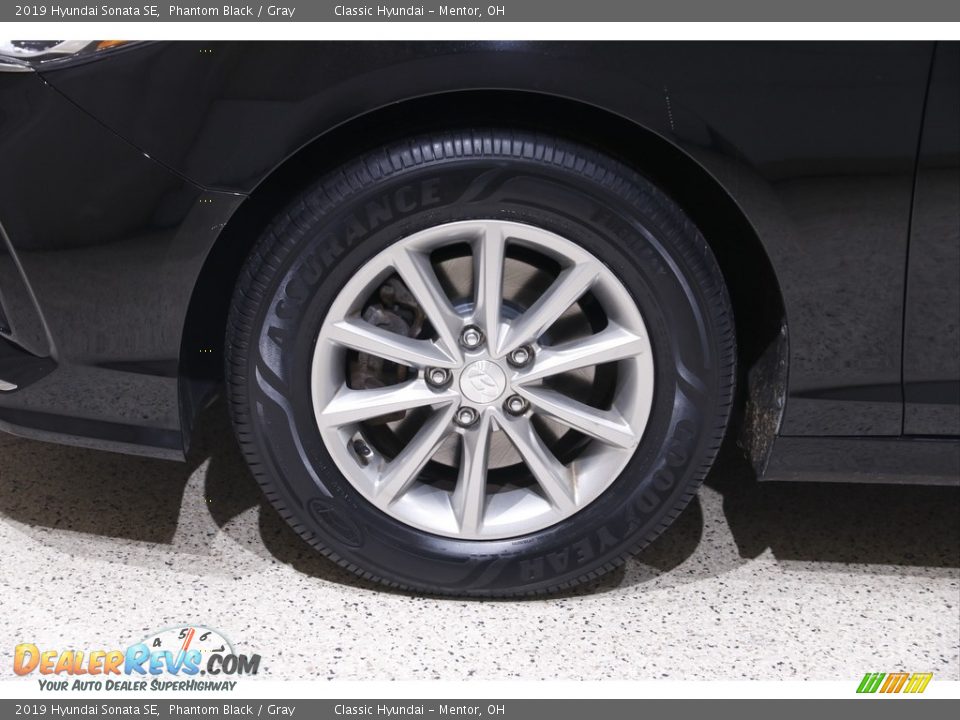 2019 Hyundai Sonata SE Phantom Black / Gray Photo #19