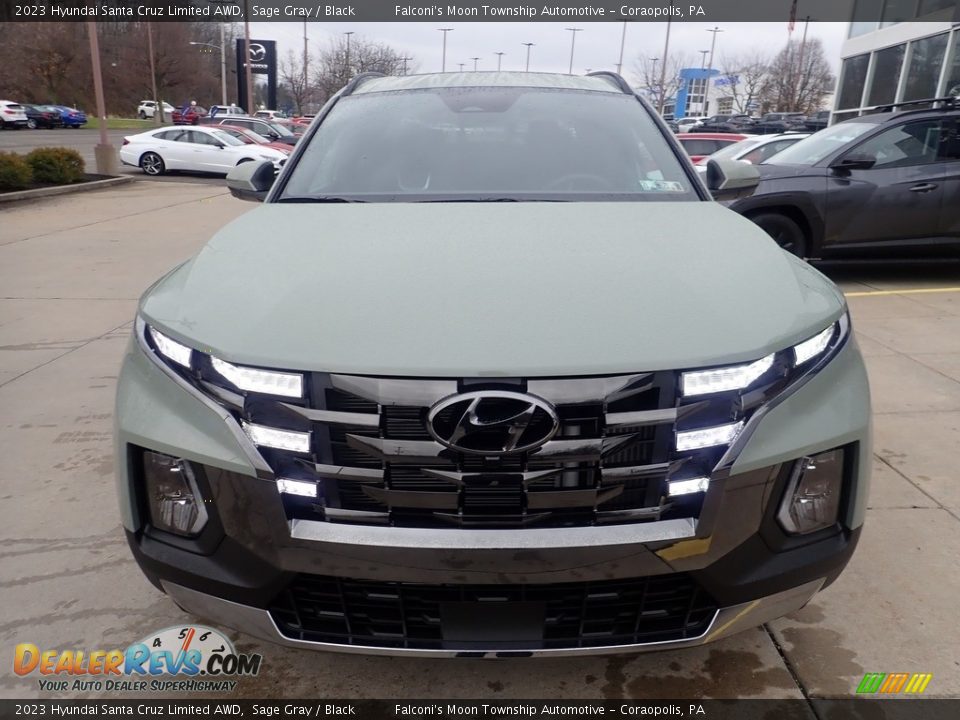 2023 Hyundai Santa Cruz Limited AWD Sage Gray / Black Photo #8