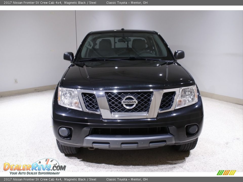 2017 Nissan Frontier SV Crew Cab 4x4 Magnetic Black / Steel Photo #2