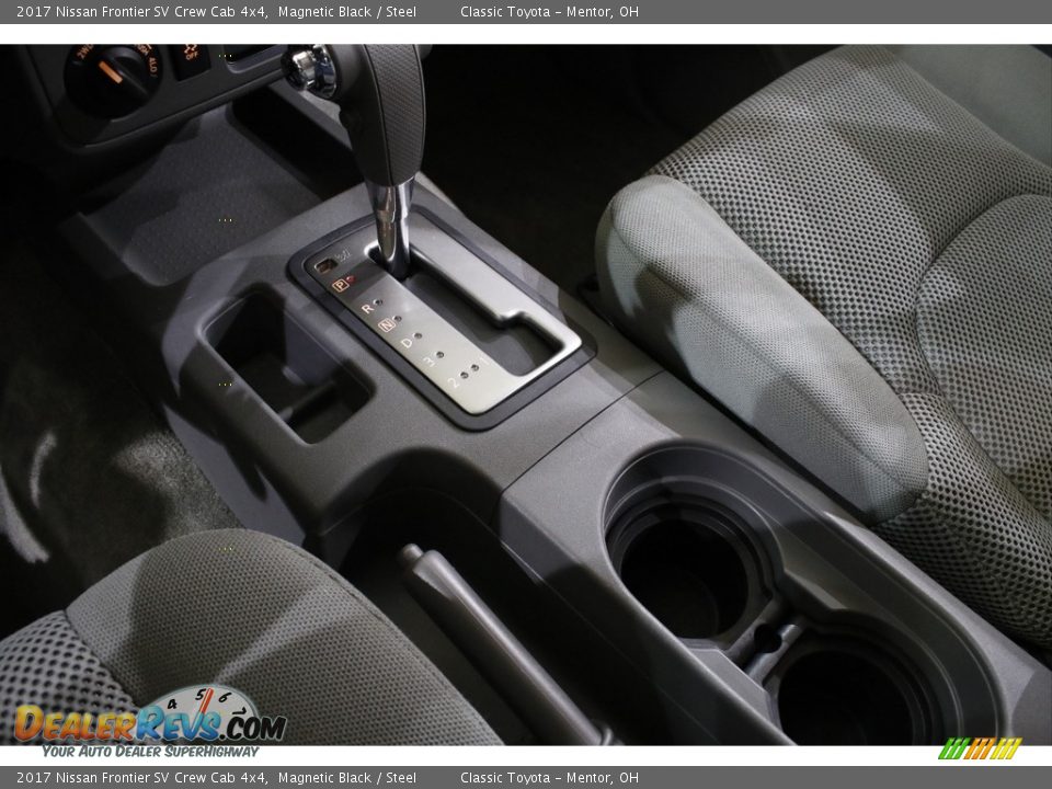 2017 Nissan Frontier SV Crew Cab 4x4 Magnetic Black / Steel Photo #13