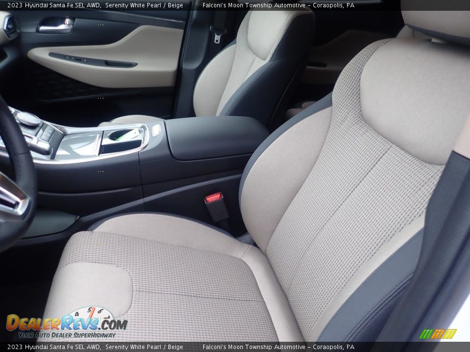 2023 Hyundai Santa Fe SEL AWD Serenity White Pearl / Beige Photo #11