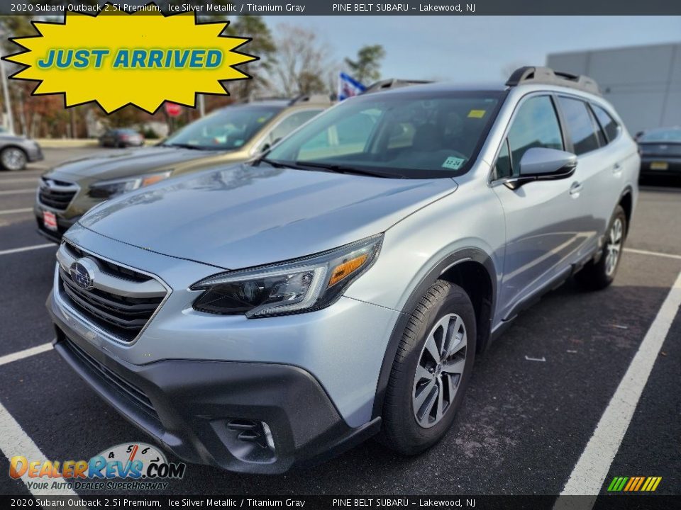 2020 Subaru Outback 2.5i Premium Ice Silver Metallic / Titanium Gray Photo #1