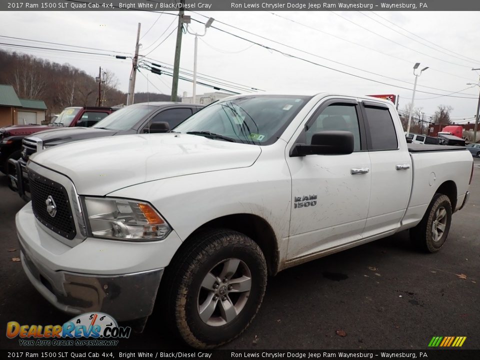 Front 3/4 View of 2017 Ram 1500 SLT Quad Cab 4x4 Photo #1