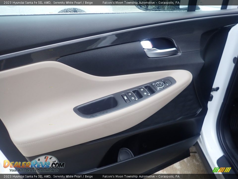 2023 Hyundai Santa Fe SEL AWD Serenity White Pearl / Beige Photo #14