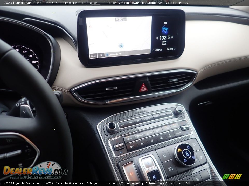 2023 Hyundai Santa Fe SEL AWD Serenity White Pearl / Beige Photo #17