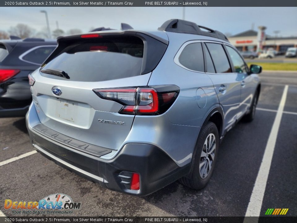 2020 Subaru Outback 2.5i Premium Ice Silver Metallic / Titanium Gray Photo #6