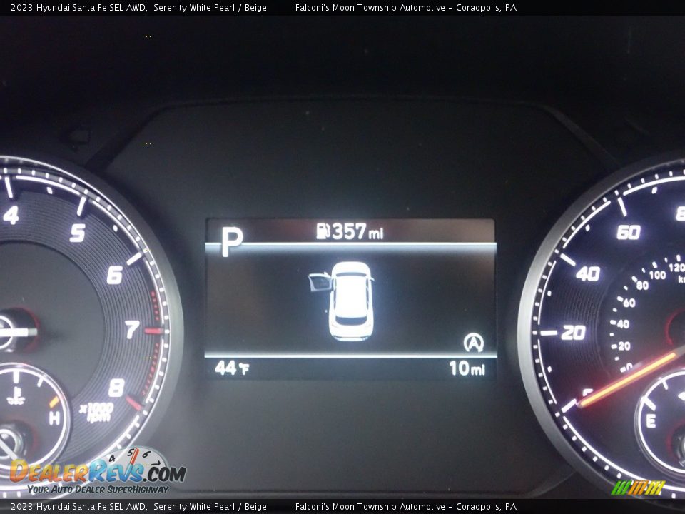 2023 Hyundai Santa Fe SEL AWD Serenity White Pearl / Beige Photo #19