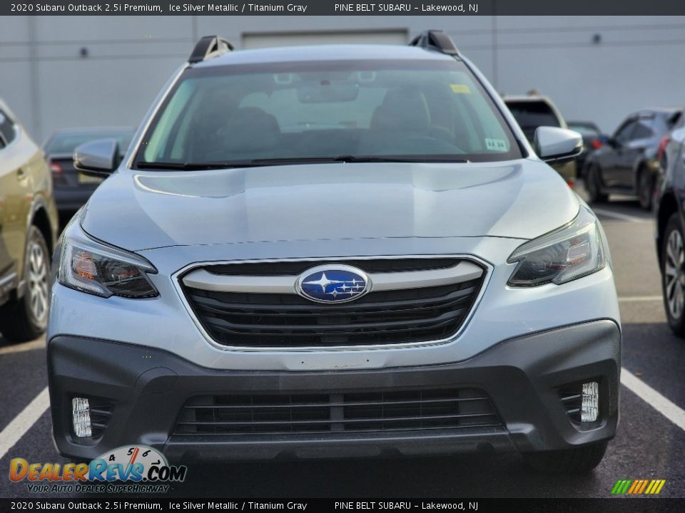 2020 Subaru Outback 2.5i Premium Ice Silver Metallic / Titanium Gray Photo #9