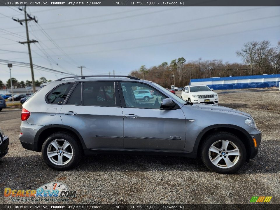 2012 BMW X5 xDrive35d Platinum Gray Metallic / Black Photo #4