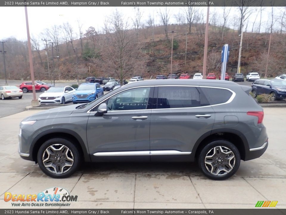 2023 Hyundai Santa Fe Limited AWD Hampton Gray / Black Photo #6