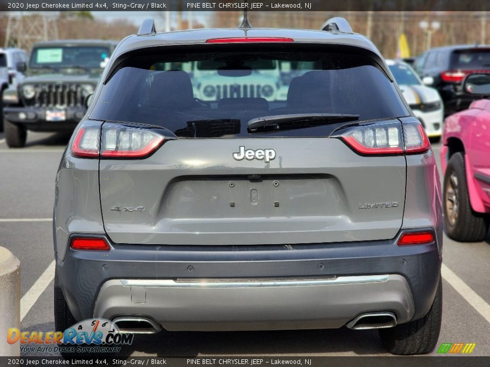 2020 Jeep Cherokee Limited 4x4 Sting-Gray / Black Photo #7