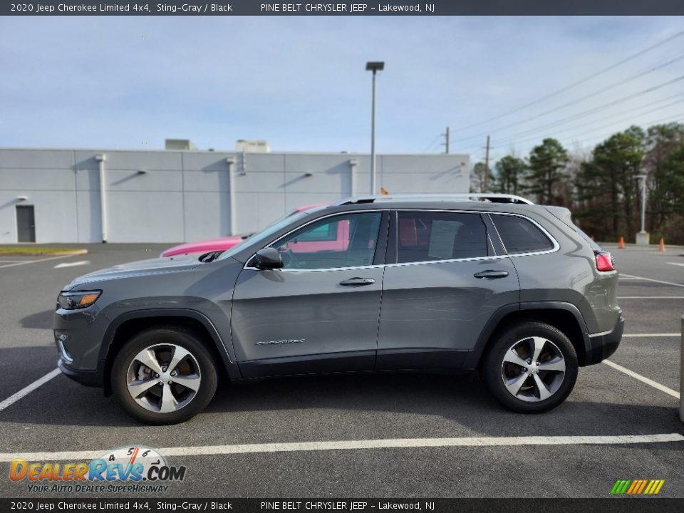 2020 Jeep Cherokee Limited 4x4 Sting-Gray / Black Photo #8