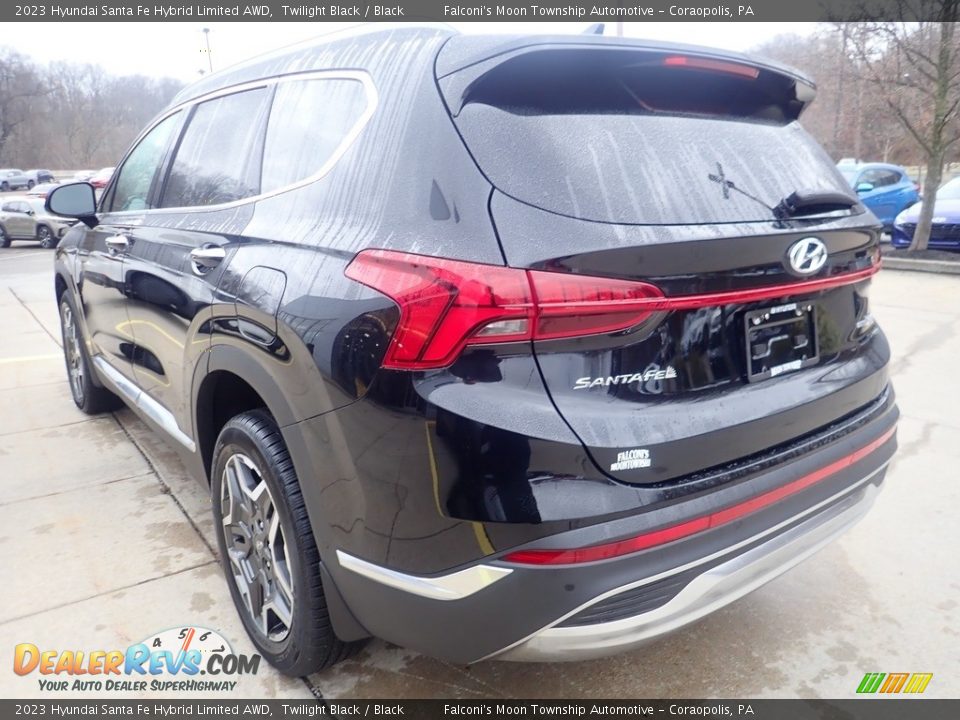 2023 Hyundai Santa Fe Hybrid Limited AWD Twilight Black / Black Photo #5