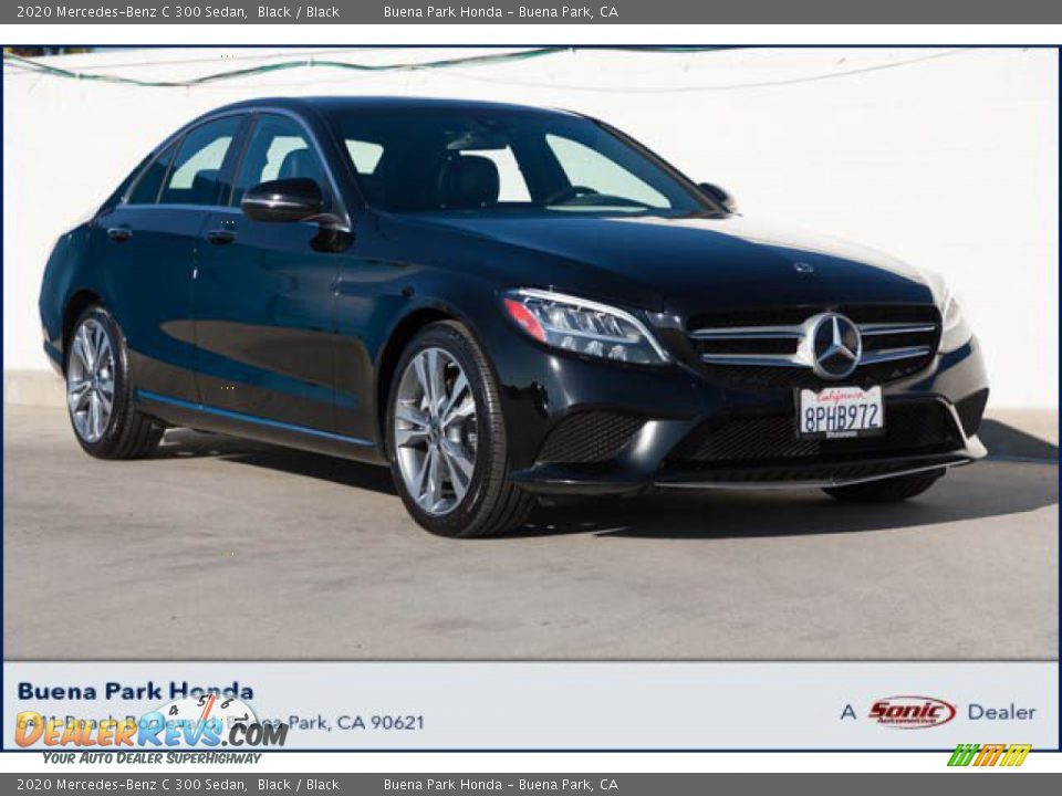2020 Mercedes-Benz C 300 Sedan Black / Black Photo #1