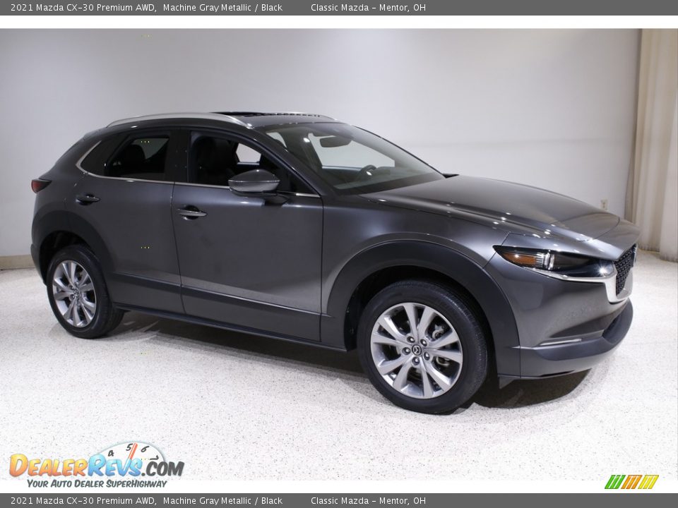 2021 Mazda CX-30 Premium AWD Machine Gray Metallic / Black Photo #1