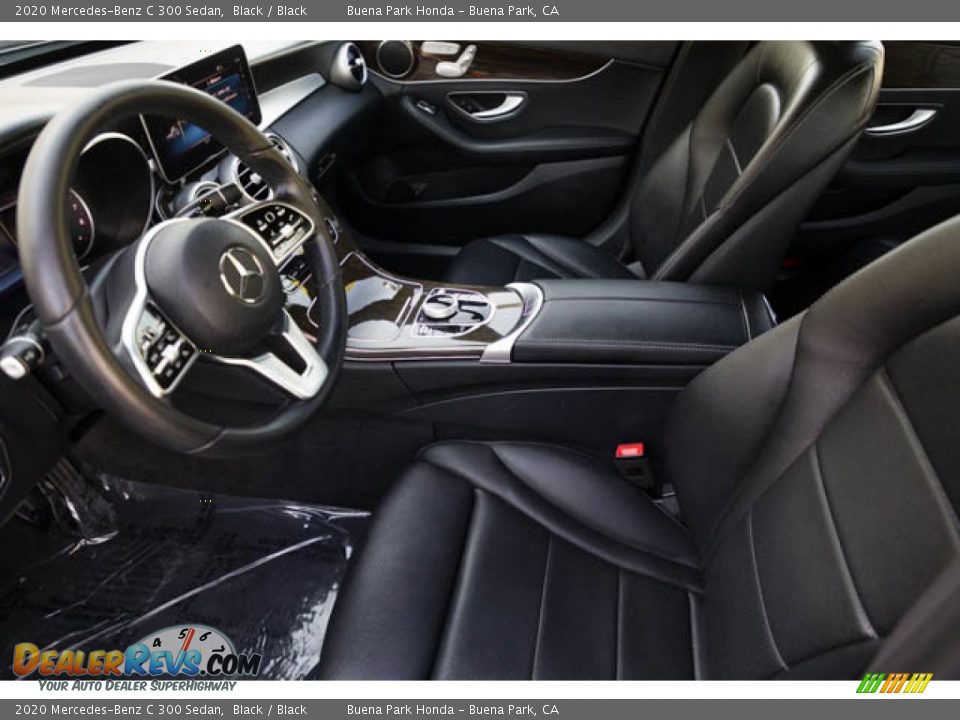 2020 Mercedes-Benz C 300 Sedan Black / Black Photo #3