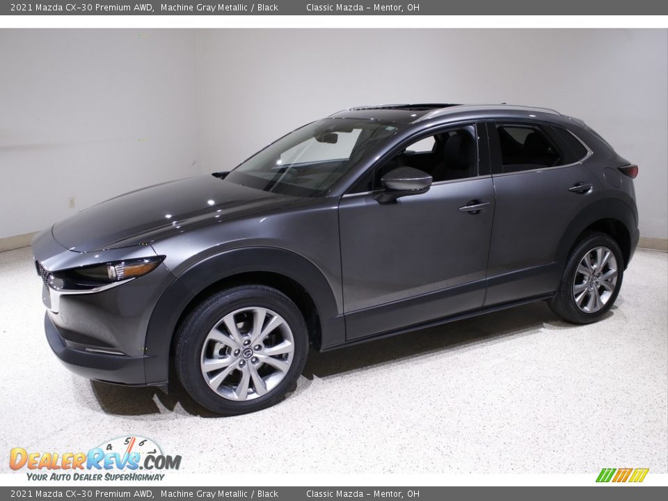 2021 Mazda CX-30 Premium AWD Machine Gray Metallic / Black Photo #3