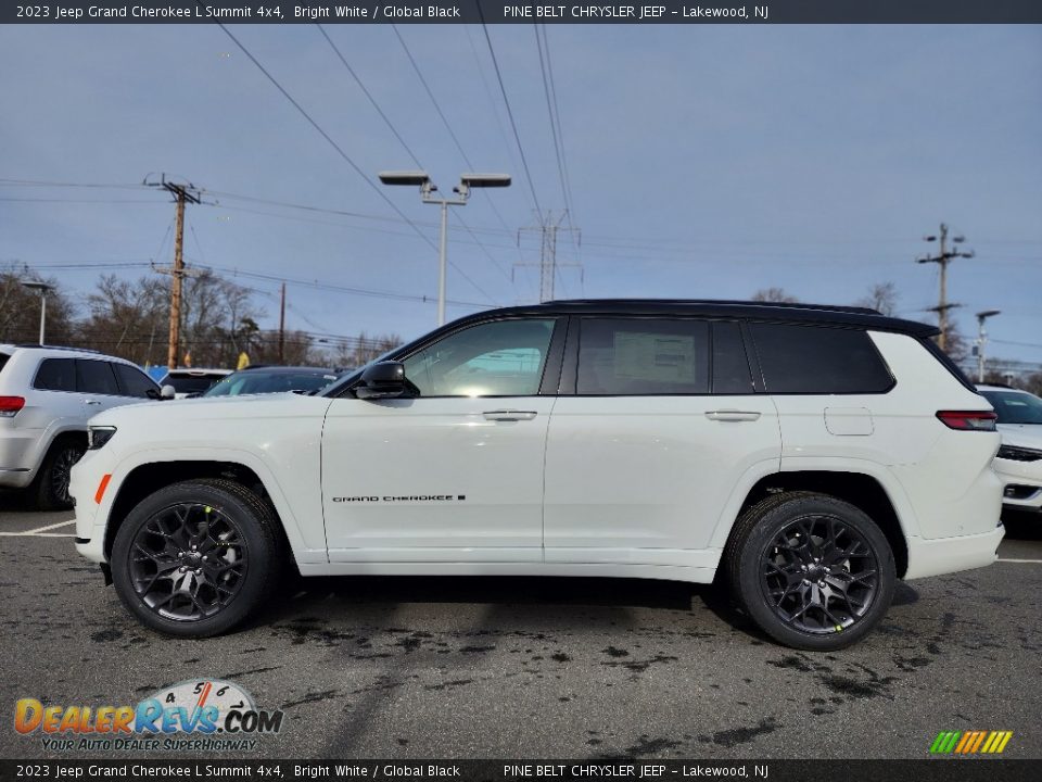 2023 Jeep Grand Cherokee L Summit 4x4 Bright White / Global Black Photo #3