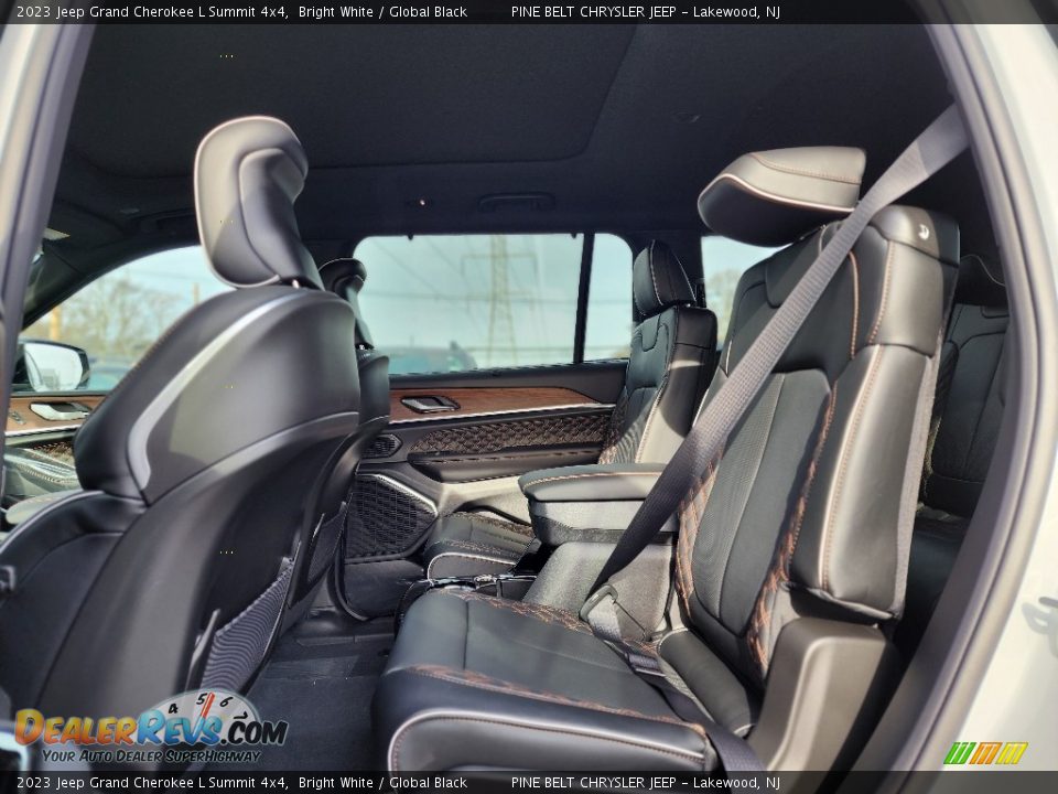 Rear Seat of 2023 Jeep Grand Cherokee L Summit 4x4 Photo #8