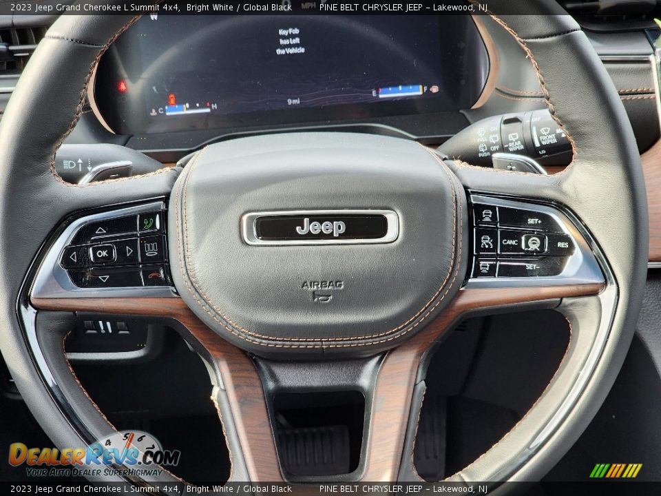 2023 Jeep Grand Cherokee L Summit 4x4 Steering Wheel Photo #11