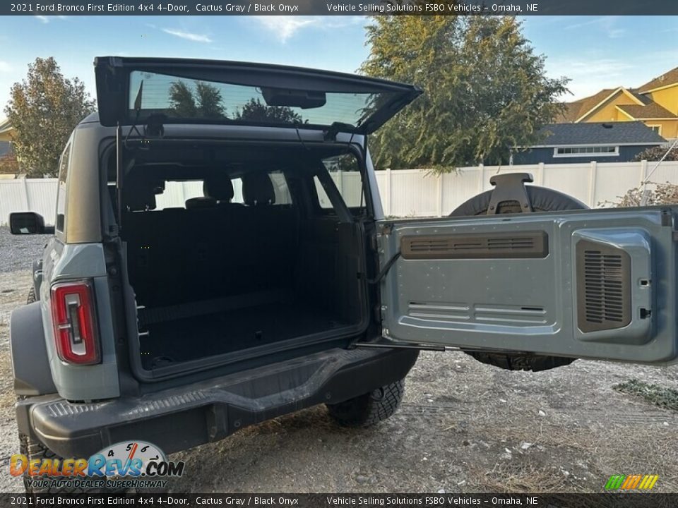 2021 Ford Bronco First Edition 4x4 4-Door Cactus Gray / Black Onyx Photo #5