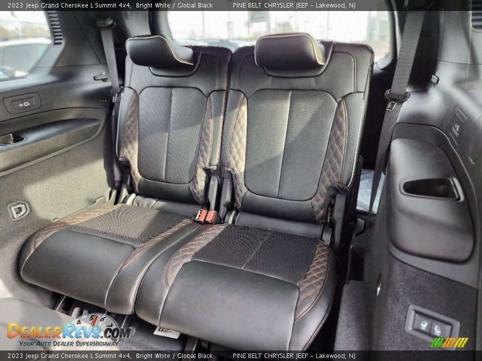 Rear Seat of 2023 Jeep Grand Cherokee L Summit 4x4 Photo #15