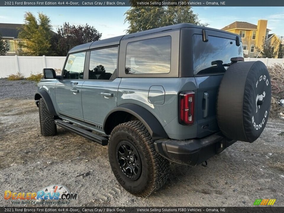 Cactus Gray 2021 Ford Bronco First Edition 4x4 4-Door Photo #9