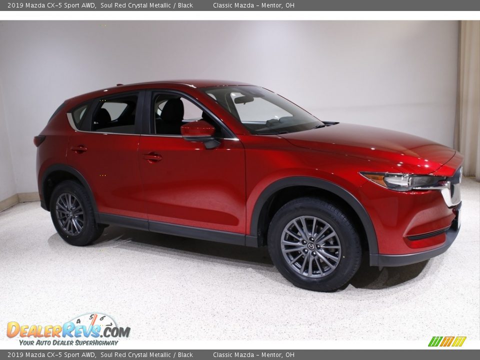 2019 Mazda CX-5 Sport AWD Soul Red Crystal Metallic / Black Photo #1