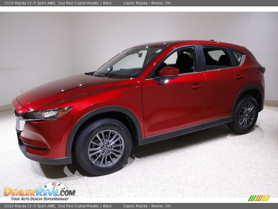 2019 Mazda CX-5 Sport AWD Soul Red Crystal Metallic / Black Photo #3
