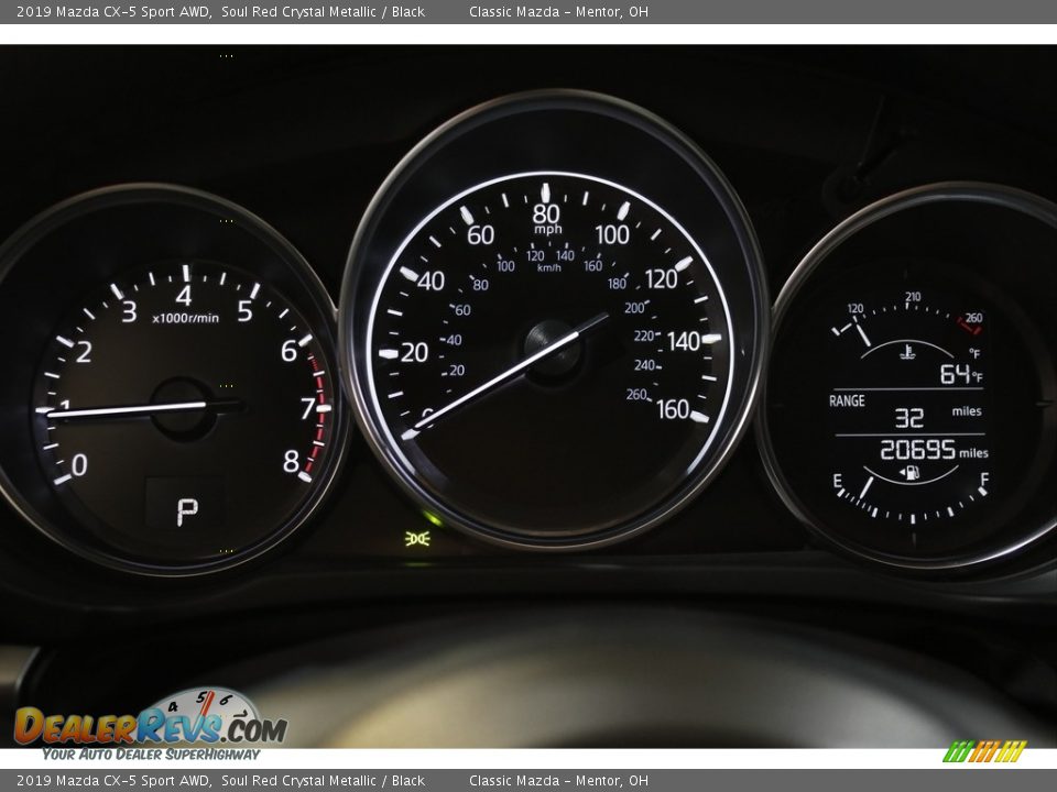 2019 Mazda CX-5 Sport AWD Soul Red Crystal Metallic / Black Photo #8
